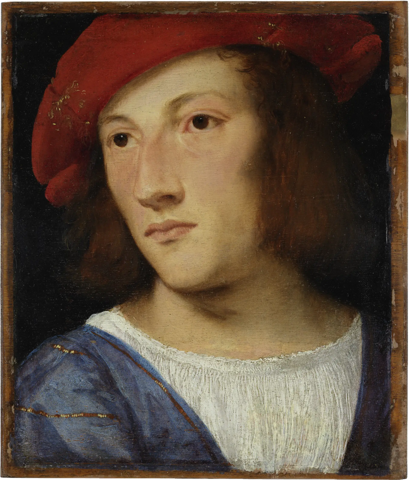 Retrato de un joven. - Titian