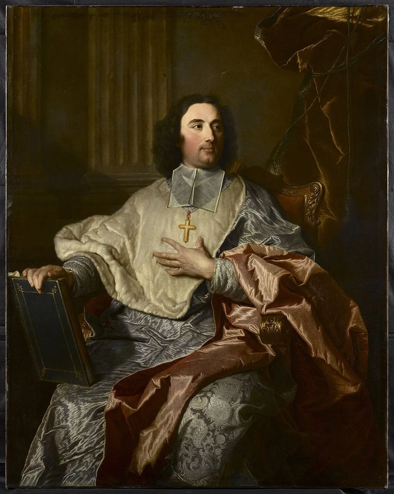 Retrato de Carlos de Saint-Albin - Hyacinthe Rigaud