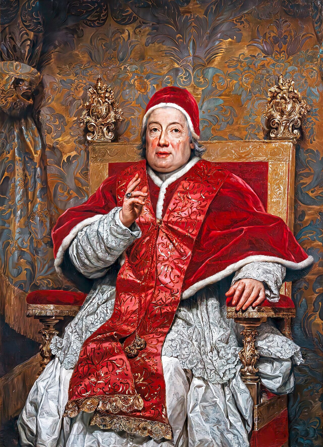 Portrait de Clément XIII Rezzonico - Anton Raphael Mengs - Alpha Reproduction