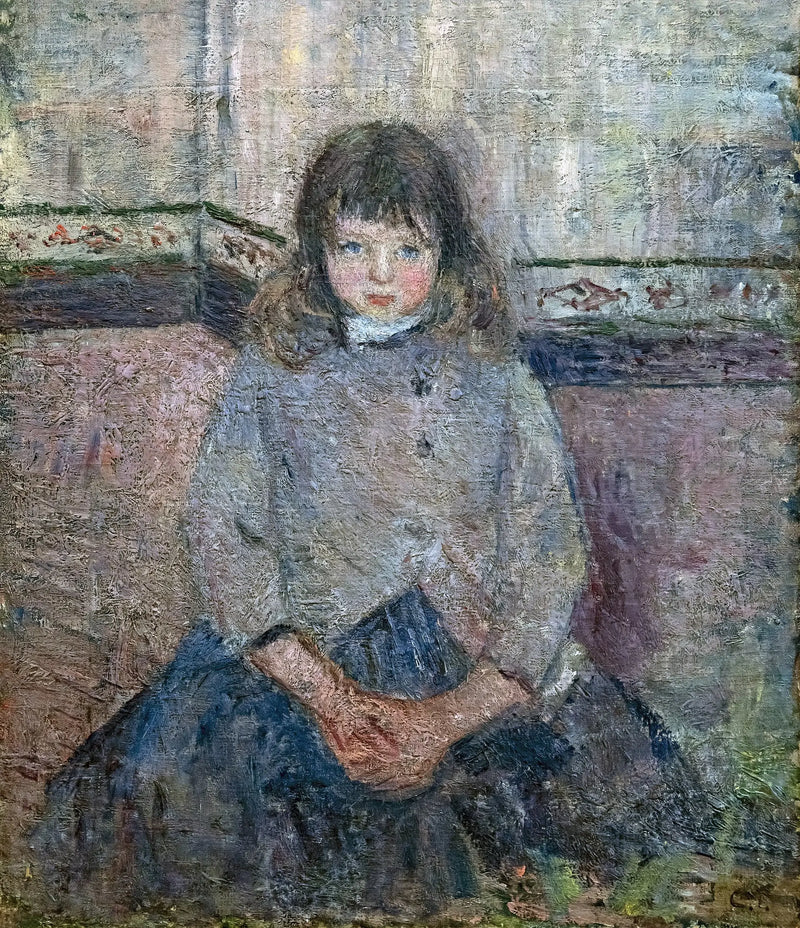 Retrato de Félix Pissarro con falda - Camille Pissarro