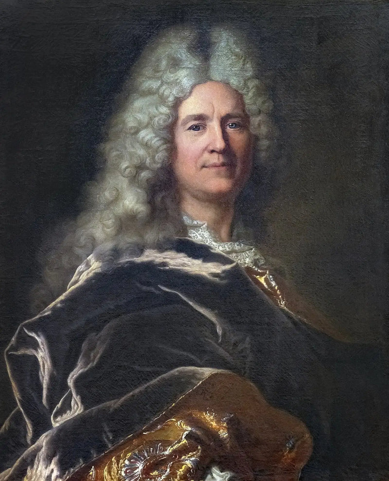 Retrato de Guillermo IV Castanier - Hyacinthe Rigaud