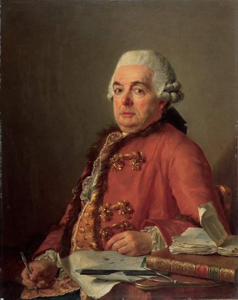 Retrato de Jacques-François Desmaisons - Jacques-Louis David