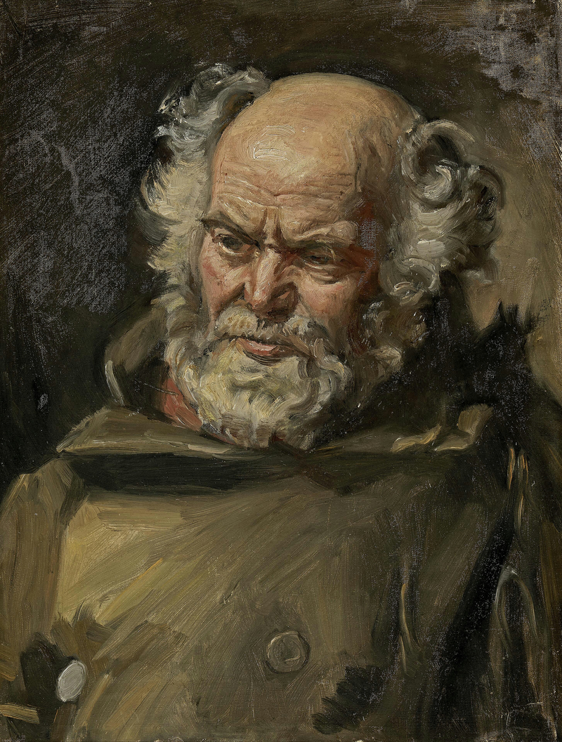 Retrato de Josef Bonatzi. -Michael Peter Ancher