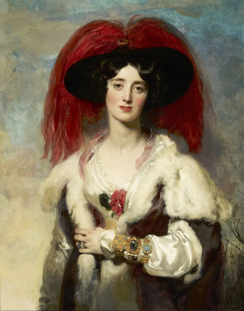 Retrato de Julia, Lady Peel - Thomas Lawrence