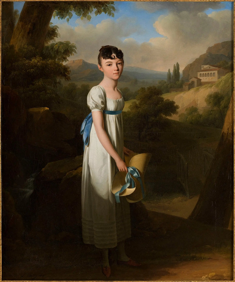 Retrato de la señorita Athénaïs d'Albenas - Louis-Léopold Boilly
