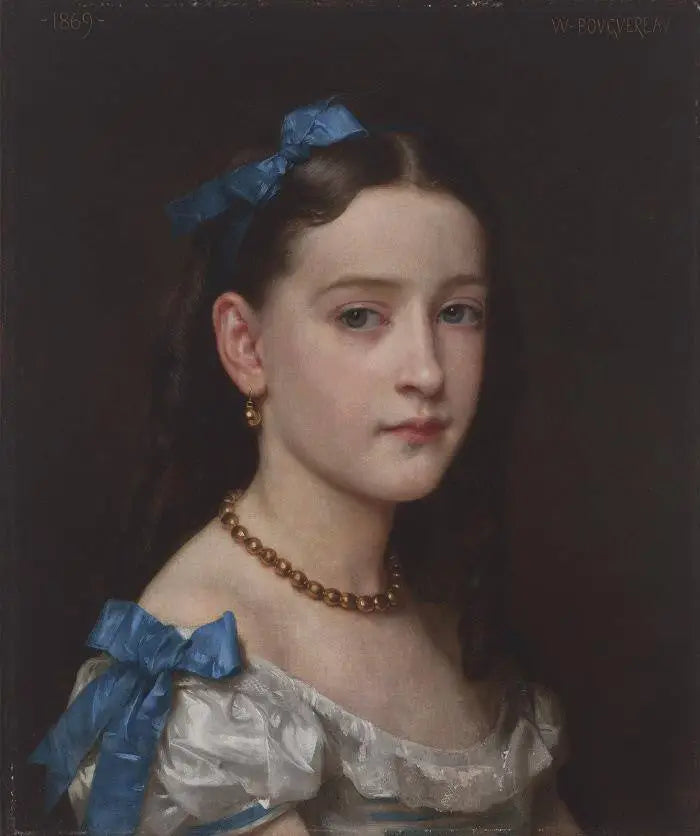 Retrato de Mademoiselle Martha Hoskier - Bouguereau