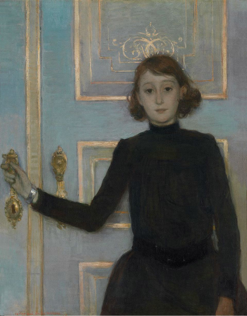 Retrato de Marguerite Van Mons - Théo van Rysselberghe