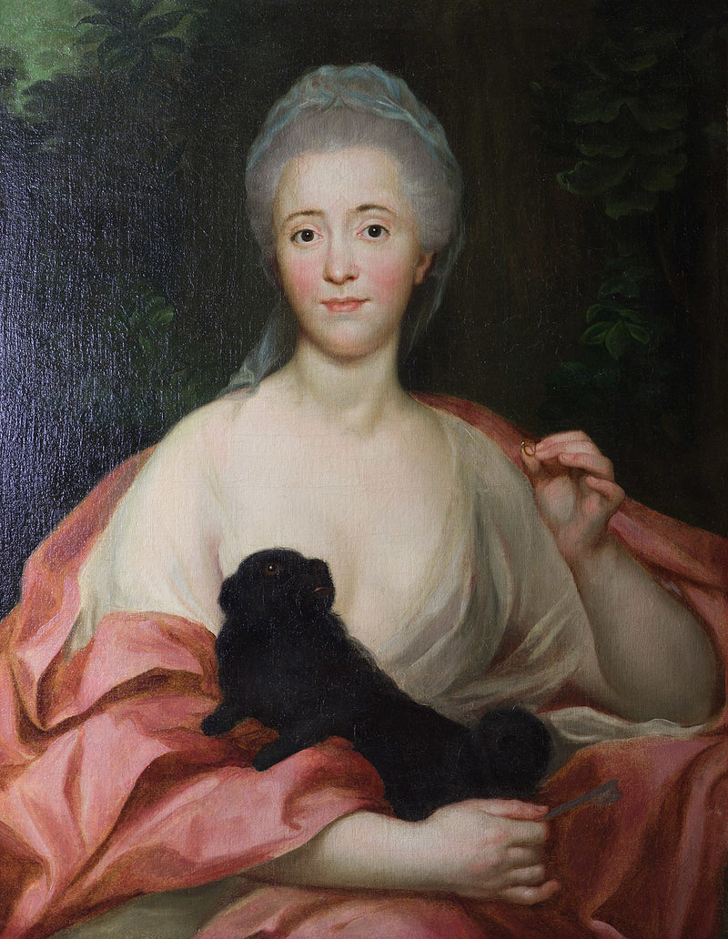 Retrato de Mariana de Silva-Bazán y Sarmiento - Anton Raphael Mengs