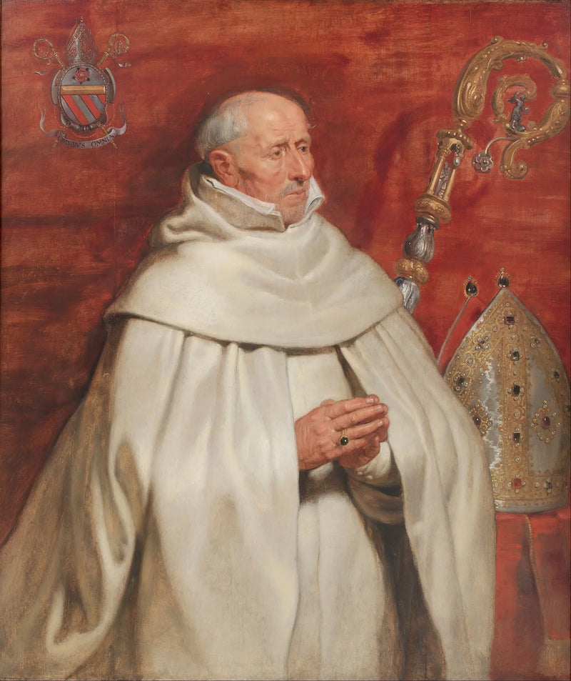 Retrato de Matthaeus Yrsselius (1541-1629), abad de la abadía de San Miguel de Amberes - Peter Paul Rubens
