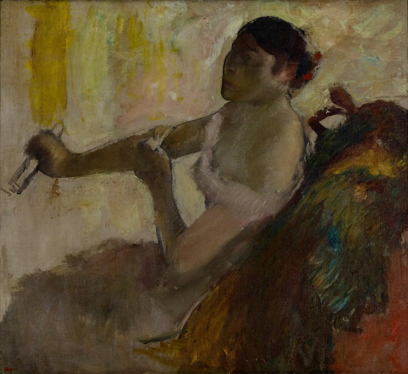 Retrato de Mlle Rose Caron - Edgar Degas