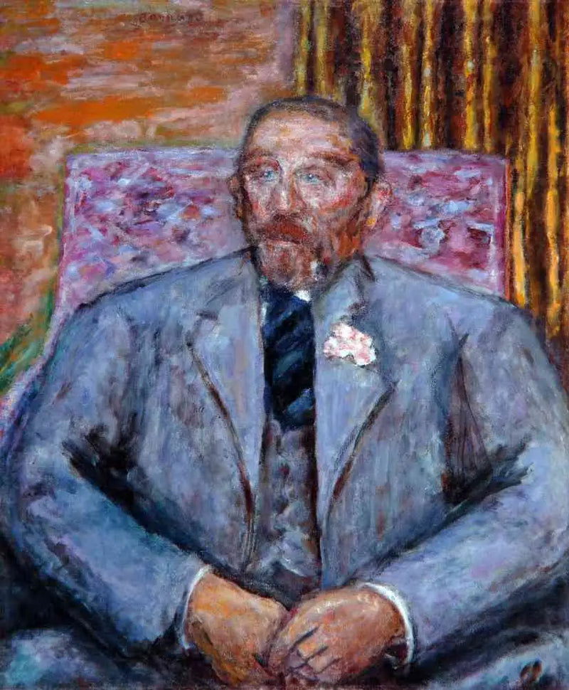 Retrato del Señor Monteux - Pierre Bonnard