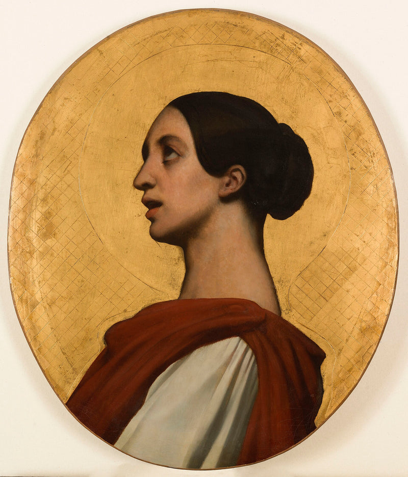 Retrato de Pauline Viardot en Santa Cecilia - Ary Scheffer