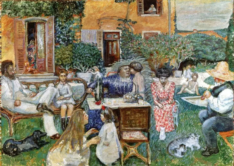 Retrato de la familia Terrasse - Pierre Bonnard