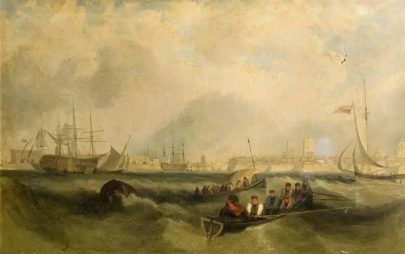 Puerto de Portsmouth, Hampshire - J. M. W. Turner
