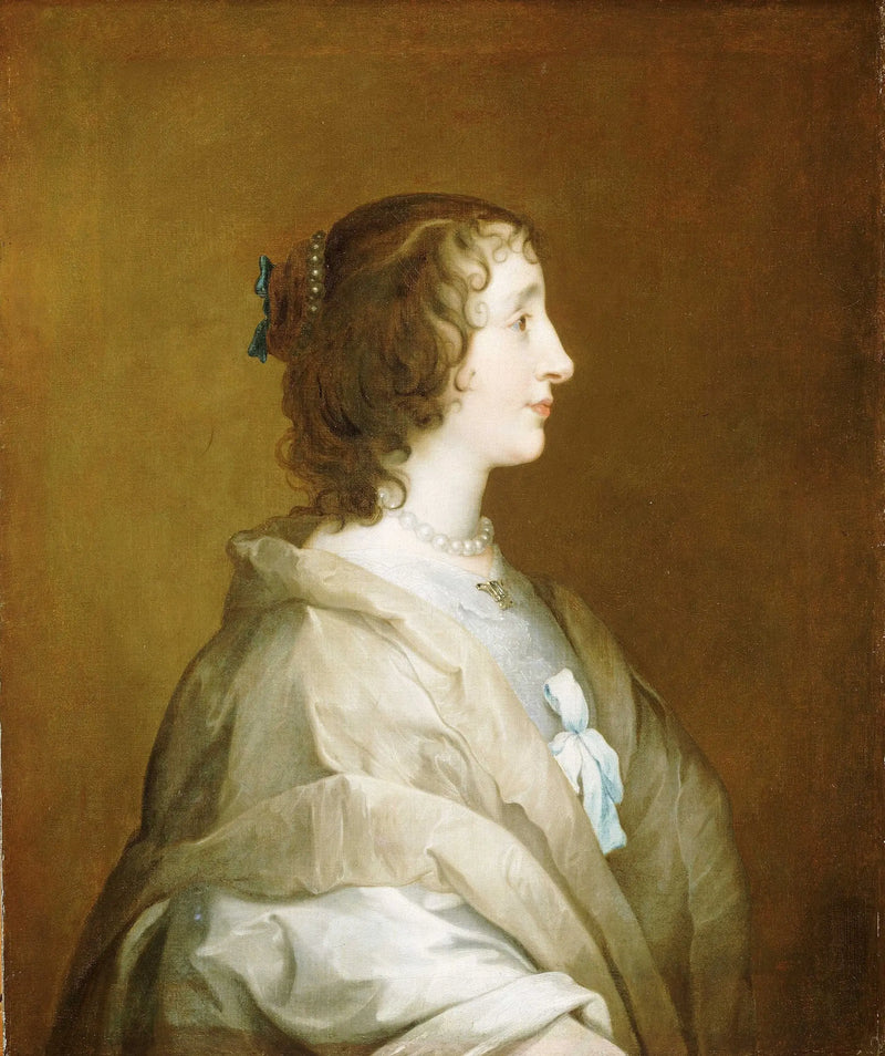 Reina Henriette María, 1609-1669 - Antoine van Dyck