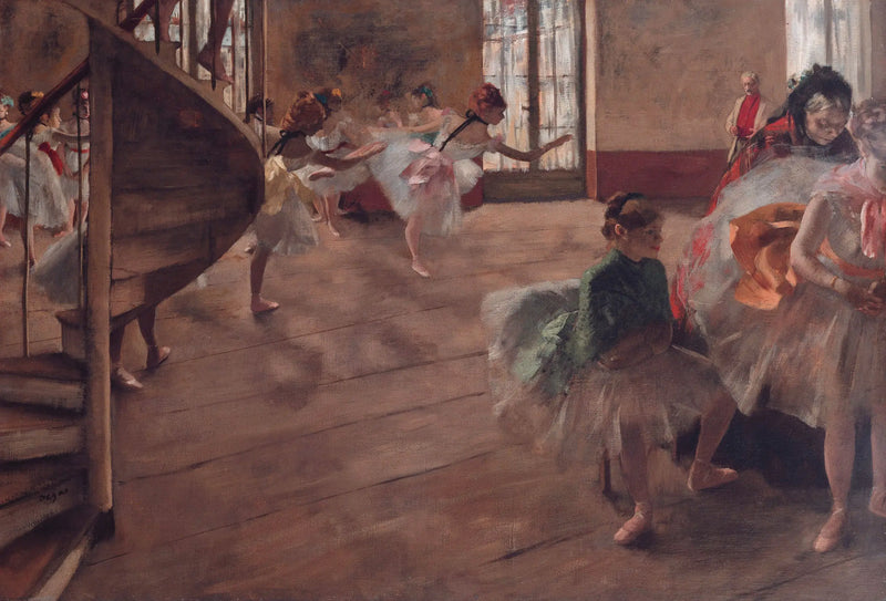 Repetición de ballet - Edgar Degas