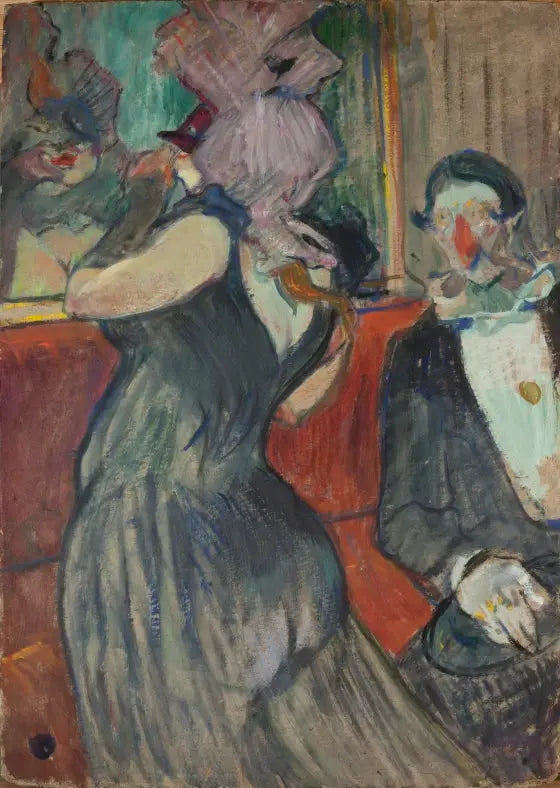 Repos durante el baile de máscaras - Henri de Toulouse-Lautrec