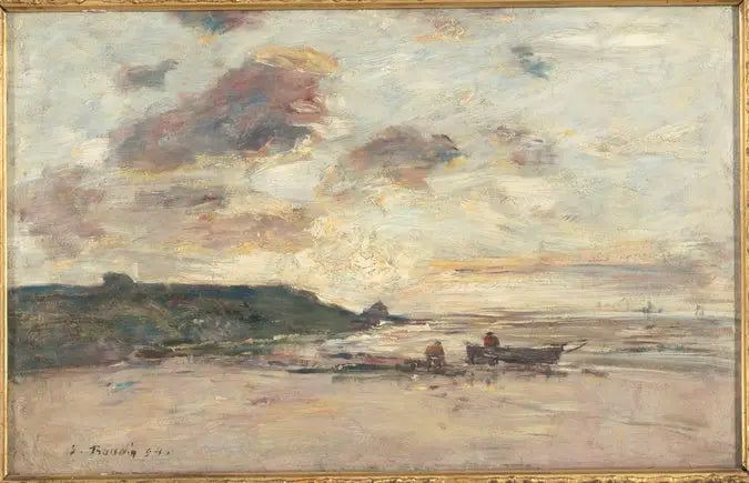 Riberas cerca de Trouville - Eugène Boudin