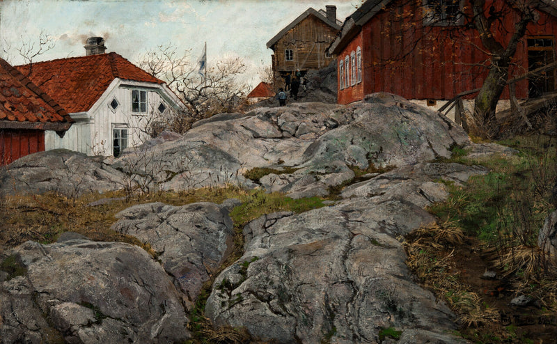 Roca, patrón Krager - Frits Thaulow