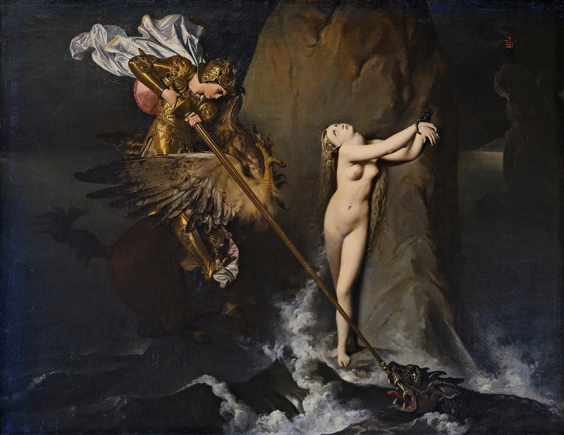 Roger liberando a Angélica - Jean-Auguste-Dominique Ingres