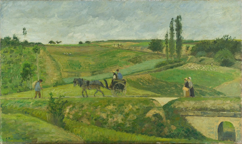 Ruta de Ennery - Camille Pissarro