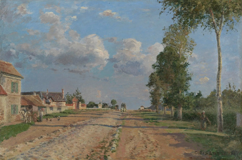 Ruta de Versalles, Rocquencourt - Camille Pissarro