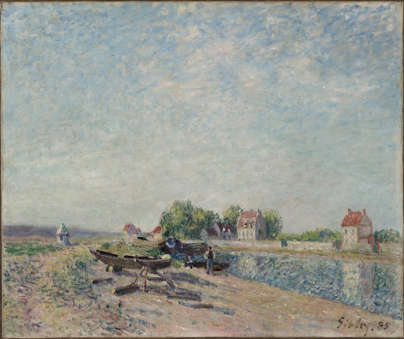 San Mamés, canal de Loing - Alfred Sisley