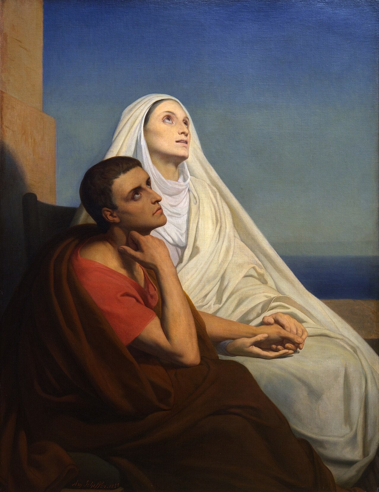 Saint Augustin et sa mère sainte Monique - Ary Scheffer - Alpha Reproduction