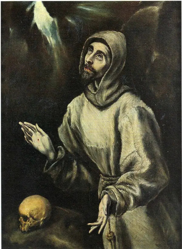 San Francisco recibiendo los estigmas - El Greco