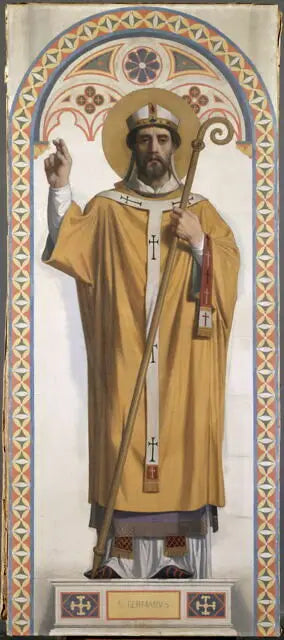 Saint Germain évêque de Paris - Jean-Auguste-Dominique Ingres - Alpha Reproduction