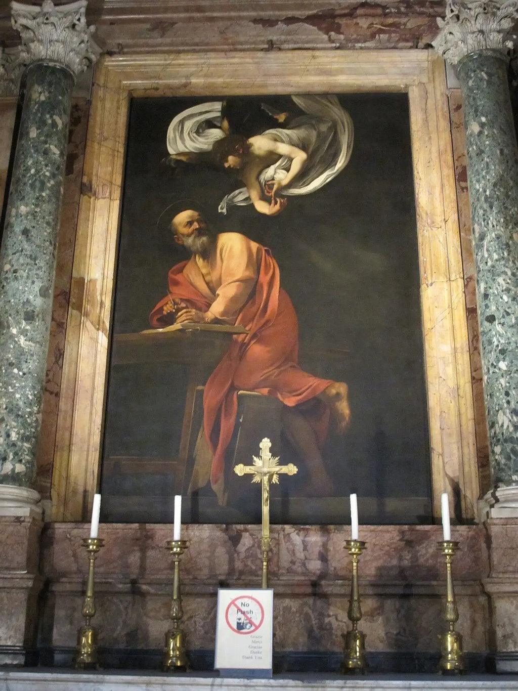Saint Matthieu et l’Ange - Le Caravage - Alpha Reproduction