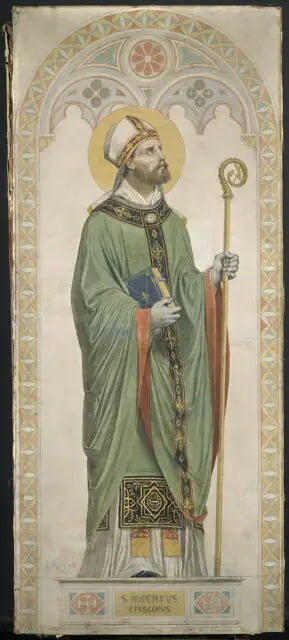 San Roberto, o Rupert, obispo de Worms - Jean-Auguste-Dominique Ingres