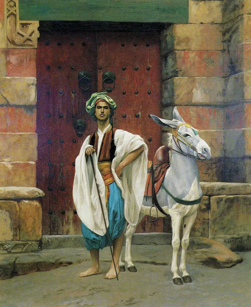 Saïs y su burro - Jean-Léon Gérôme