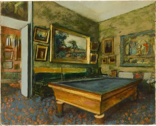 Sala de billar - Edgar Degas