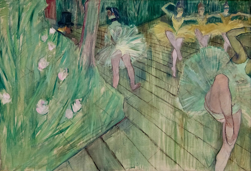 Escena de ballet - Henri de Toulouse-Lautrec