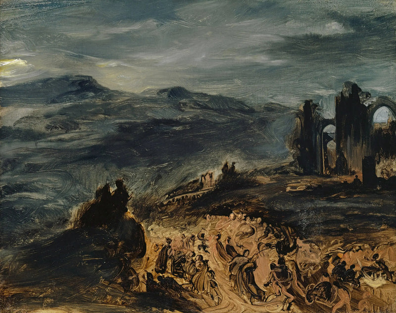 Escena de sabbat - Eugène Delacroix