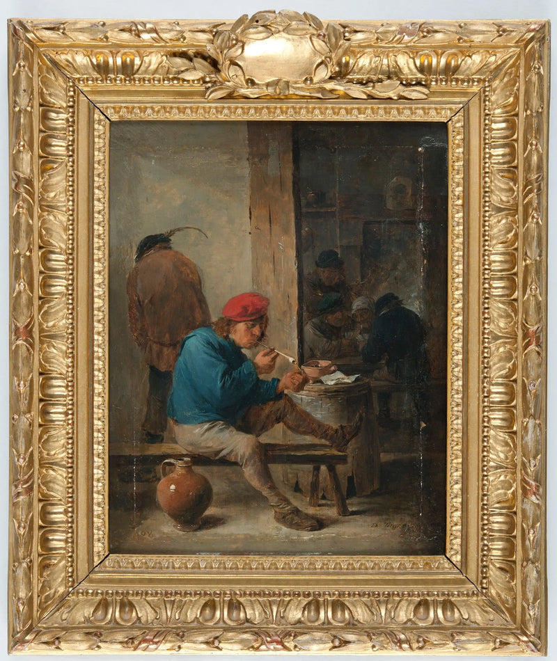 Escena de taberna con fumadores - David Teniers el Joven
