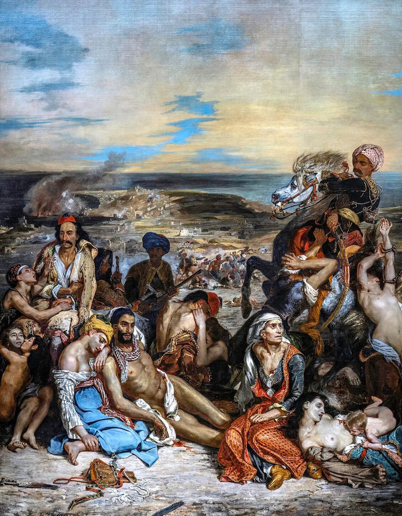 Escenas de las masacres de Scio - Eugène Delacroix