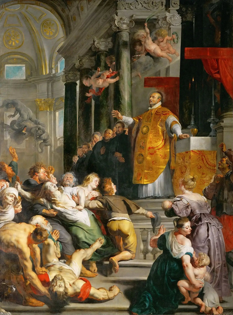 Sermón de san Ignacio de Loyola - Peter Paul Rubens