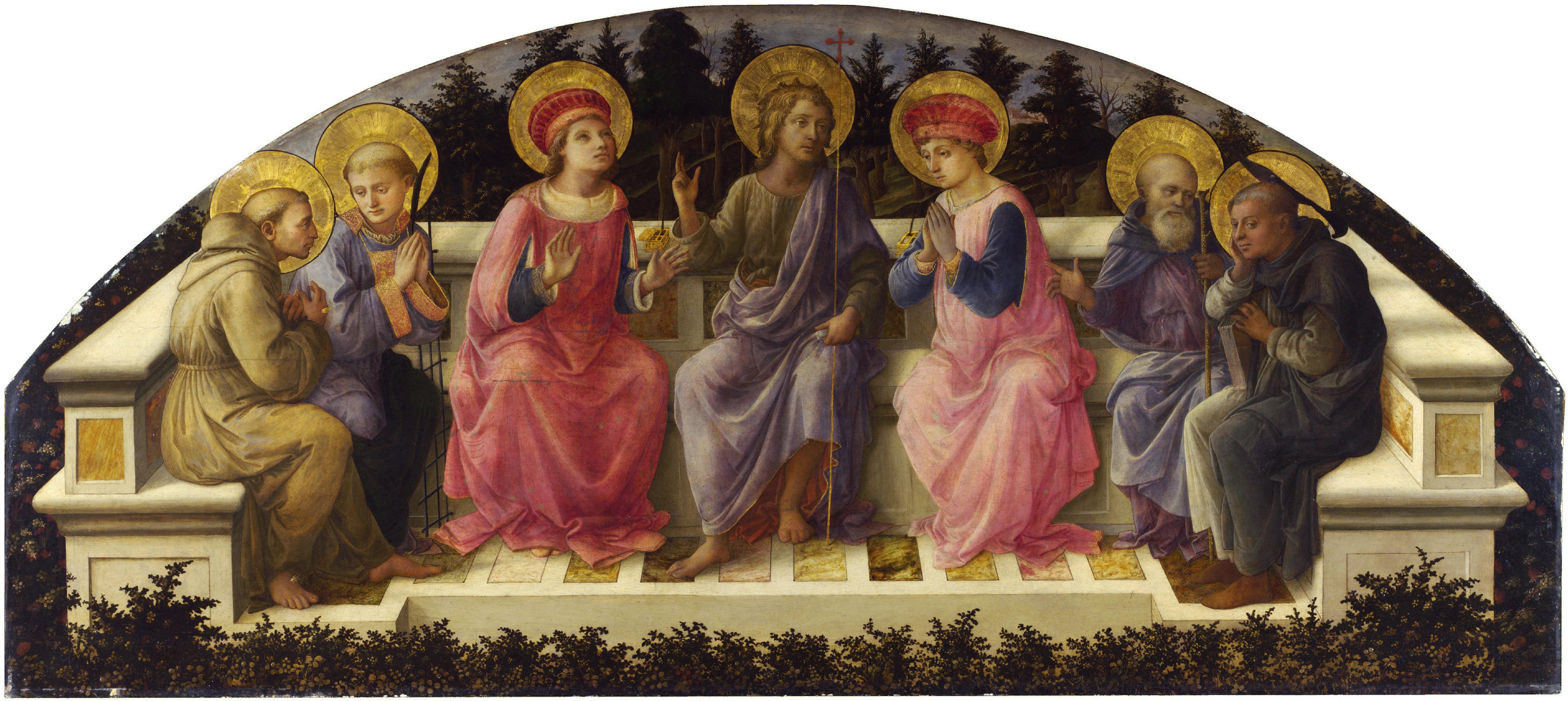 Seven Saints - Fra Filippo Lippi - Alpha Reproduction