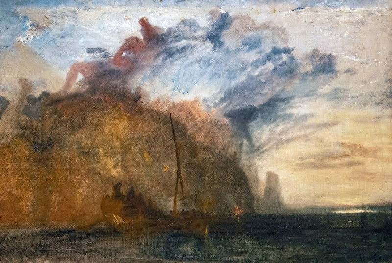 Boceto para 'Ulises burlándose de Polifemo' - J. M. W. Turner