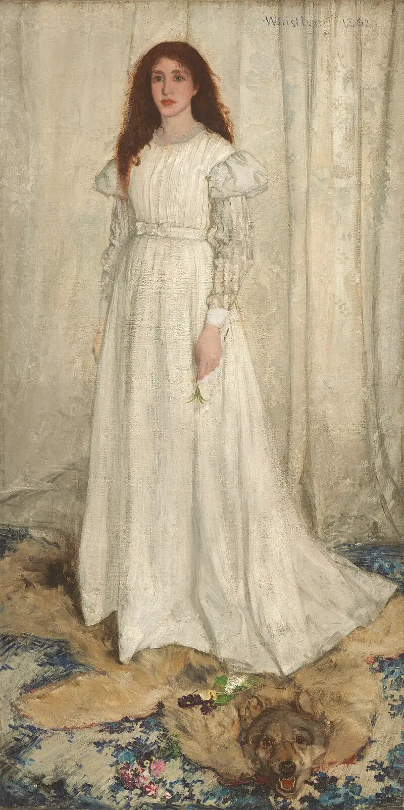 Sinfonía en blanco n°1: la joven en blanco - James Abbott McNeill Whistler