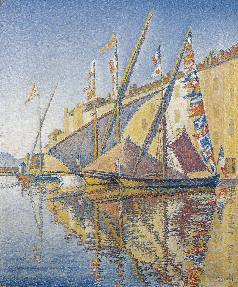 Tartanes pavonadas - Paul Signac