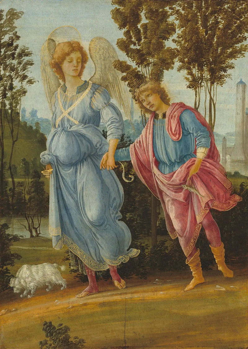 Tobie y el ángel - Filippino Lippi