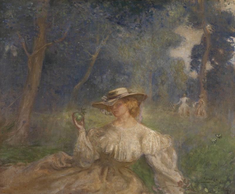 Una tarde de verano: La manzana verde - Charles Conder