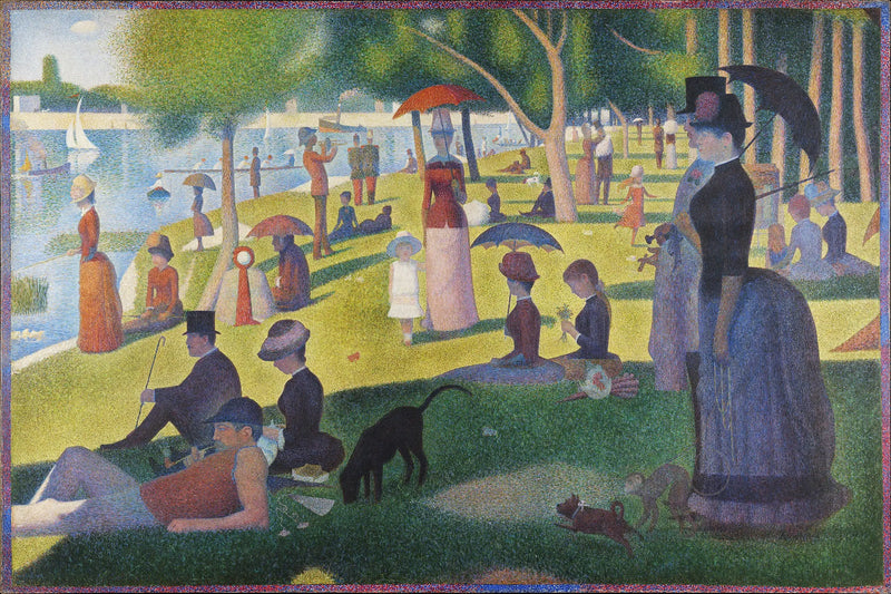 Un domingo por la tarde en la Isla de la Grande Jatte - Georges Seurat