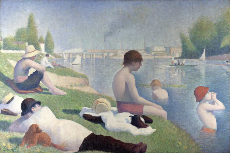 Un baño en Asnières - Georges Seurat