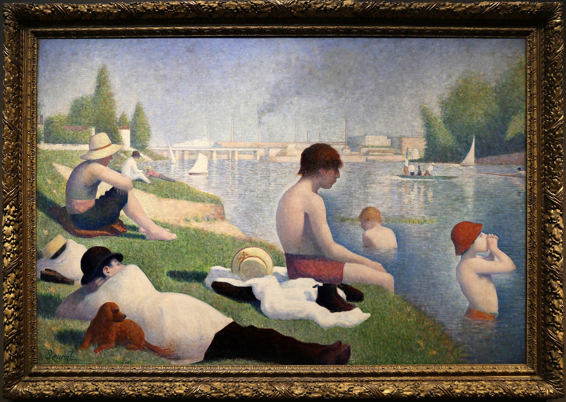 Un baño en Asnières - Georges Seurat