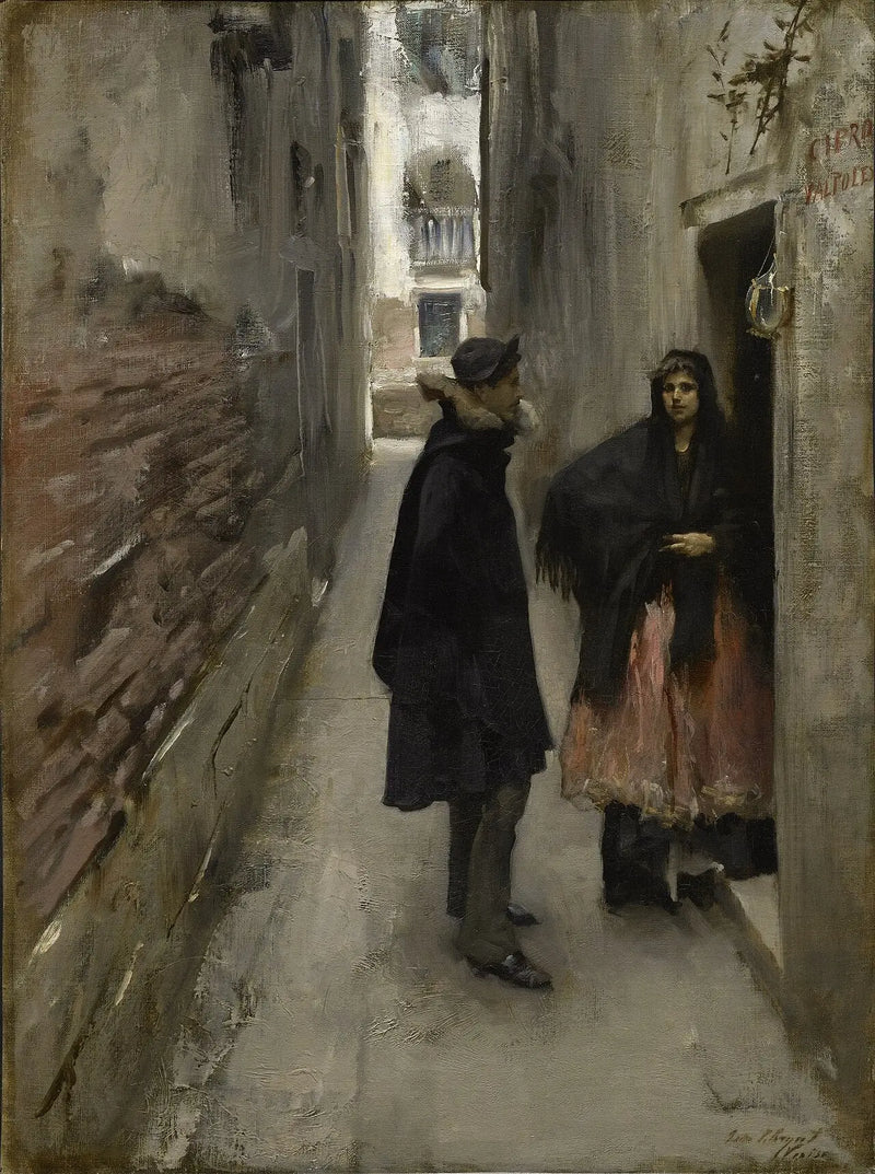 Una calle en Venecia - John Singer Sargent