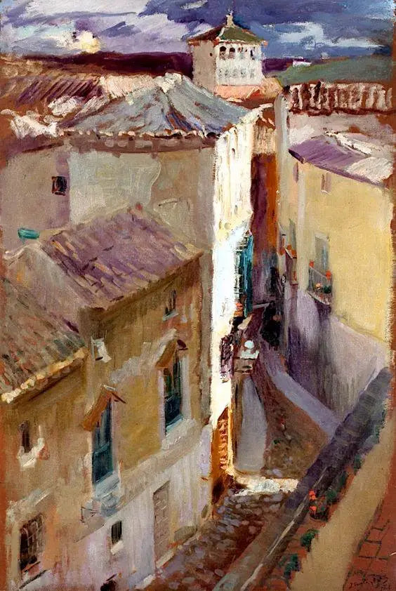 Una calle de Toledo - Joaquín Sorolla